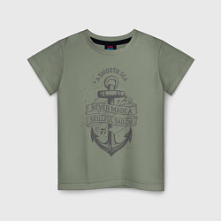 Детская футболка Гладкое море