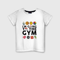 Детская футболка Pokemon Im going to the gym (black)