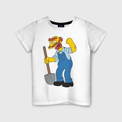 Детская футболка Groundskeeper Willie