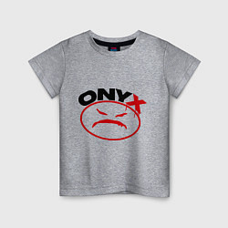 Футболка хлопковая детская Onyx, цвет: меланж