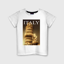 Детская футболка Leaning tower of Pisa