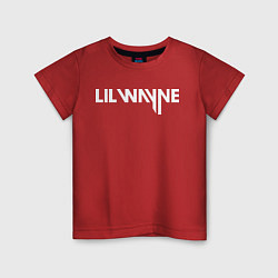 Футболка хлопковая детская Lil Wayne, цвет: красный