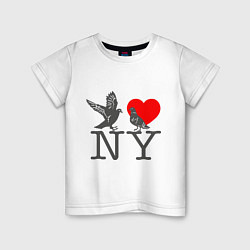 Детская футболка Birds: Love NY