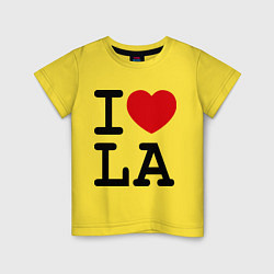 Детская футболка I love LA