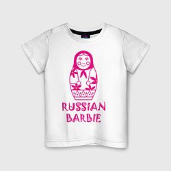 Детская футболка Русская Барби