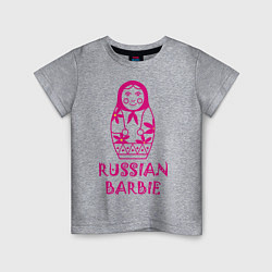 Детская футболка Русская Барби