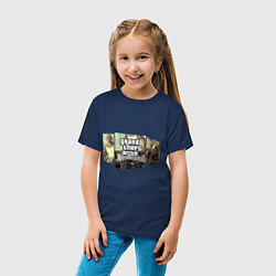 Футболка хлопковая детская GTA San Andreas, цвет: тёмно-синий — фото 2