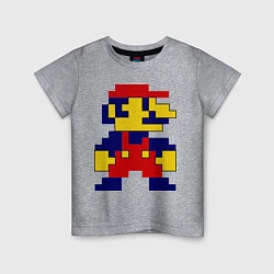 Детская футболка Pixel Mario