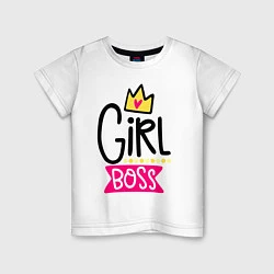 Детская футболка Girl Boss