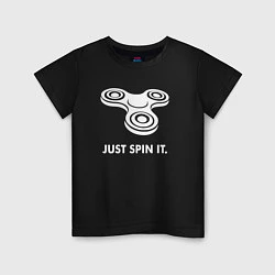Детская футболка Just spin it