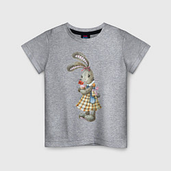 Детская футболка Крольчиха с кексом