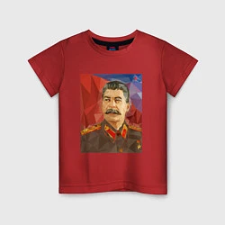 Детская футболка Сталин: полигоны