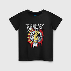 Футболка хлопковая детская Blink-182: Mixed Up, цвет: черный