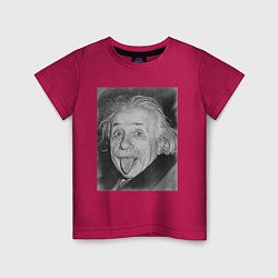 Детская футболка Энштейн дурачится