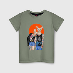 Детская футболка Любовь сфинксов