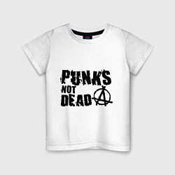 Детская футболка Punks not dead