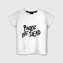 Детская футболка Punks not dead