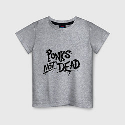 Детская футболка Punks not dead