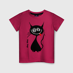 Детская футболка Кошка Мяу