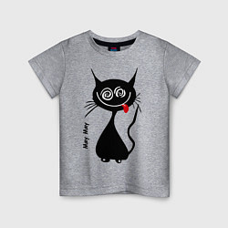 Детская футболка Кошка Мяу