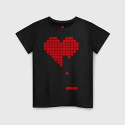 Детская футболка Heart tetris