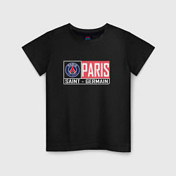 Футболка хлопковая детская Paris Saint-Germain - New collections, цвет: черный