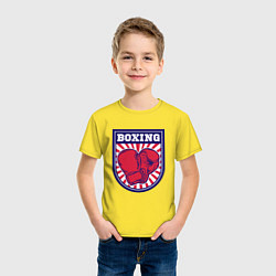 Футболка хлопковая детская Boxing Country, цвет: желтый — фото 2