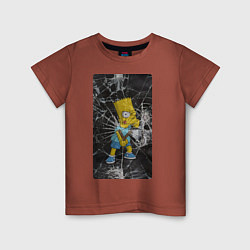 Детская футболка Барт хулиган