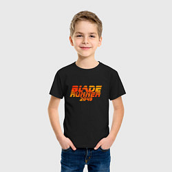 Футболка хлопковая детская Blade Runner 2049, цвет: черный — фото 2