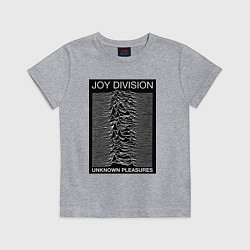 Футболка хлопковая детская Joy Division: Unknown Pleasures, цвет: меланж