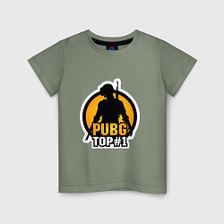Детская футболка PUBG Top 1
