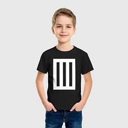 Футболка хлопковая детская Paramore Symbol, цвет: черный — фото 2