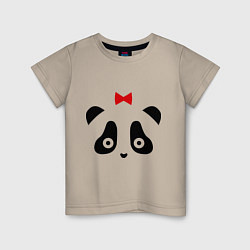 Детская футболка Панда (женская)