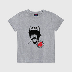 Футболка хлопковая детская Red Hot Chili Peppers: Off, цвет: меланж