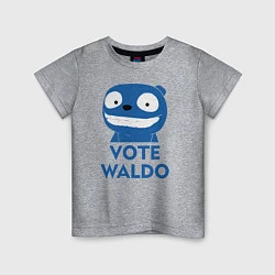 Детская футболка Vote Waldo