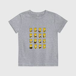 Детская футболка Стили Барта Симпсона