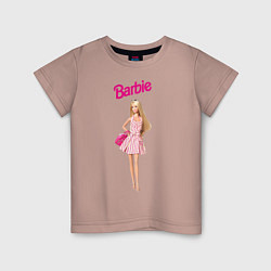 Детская футболка Барби на прогулке