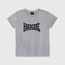 Футболка хлопковая детская Hardcore, цвет: меланж