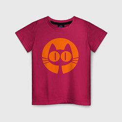 Детская футболка Кошка и луна