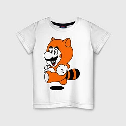 Детская футболка Mario In Tanooki Suit