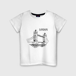 Детская футболка LONDON (эскиз)
