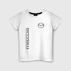 Футболка хлопковая детская Mazda Style, цвет: белый