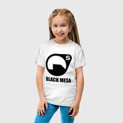 Футболка хлопковая детская HL: Black mesa, цвет: белый — фото 2
