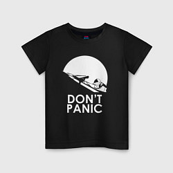 Детская футболка Elon: Don't Panic