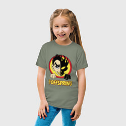 Футболка хлопковая детская The Offspring Boy, цвет: авокадо — фото 2