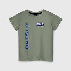 Детская футболка Datsun логотип с эмблемой