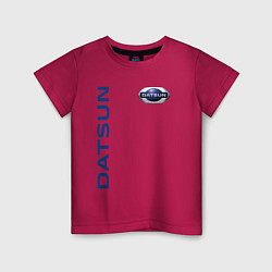 Детская футболка Datsun логотип с эмблемой