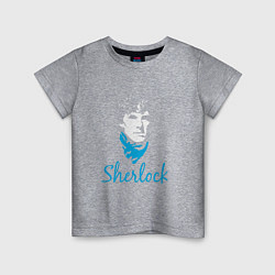 Футболка хлопковая детская Sherlock, цвет: меланж