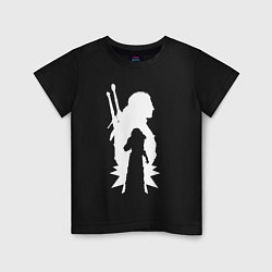 Детская футболка Силуэт Ведьмака