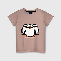 Детская футболка Банда пингвинов